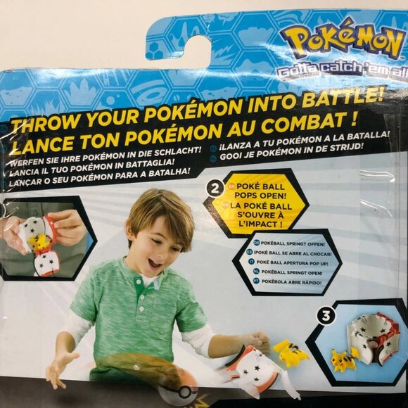 POKEMON Poke Ball Throw N Pop FROAKIE Toy TOMY Brand New Sealed in Package - Picture 3 of 6